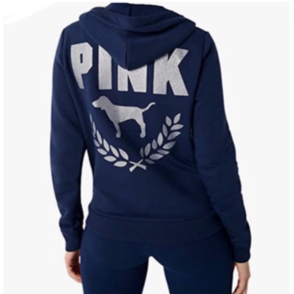 NWT PINK SEALED Everyday Lounge Perfect FullZip Hoodie Jacket XL - Picture 3 of 7